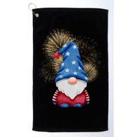 Gnome 4th Of July Firework Golf Towel