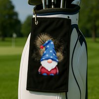 Gnome 4th Of July Firework Golf Towel