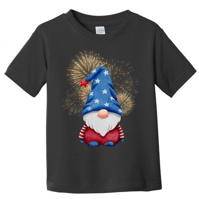 Gnome 4th Of July Firework Toddler T-Shirt