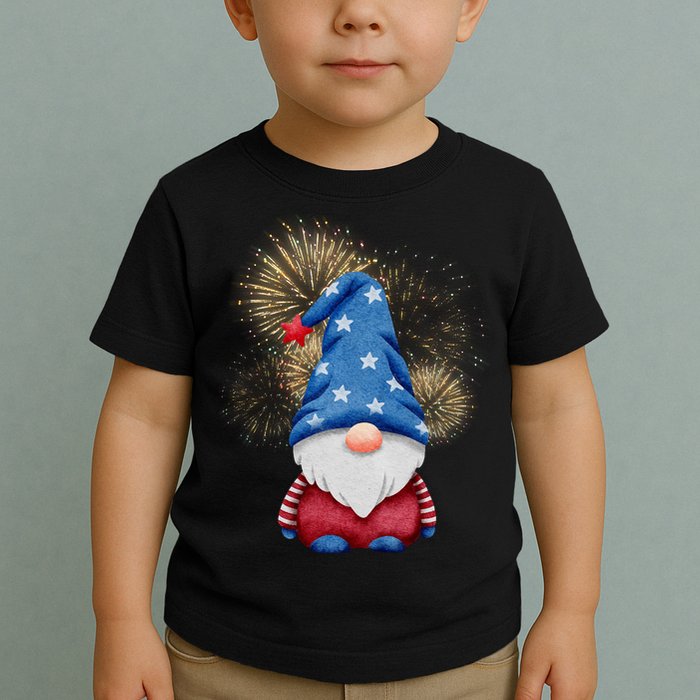 Gnome 4th Of July Firework Toddler T-Shirt