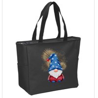Gnome 4th Of July Firework Zip Tote Bag