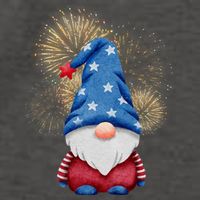 Gnome 4th Of July Firework Vector Backpack