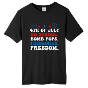 Groovy 4th of july no school bomb pops fireworks freedom Tall Fusion ChromaSoft Performance T-Shirt