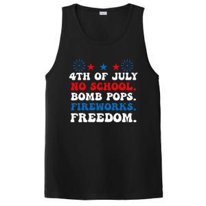 Groovy 4th of july no school bomb pops fireworks freedom PosiCharge Competitor Tank