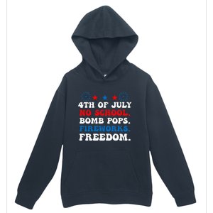 Groovy 4th of july no school bomb pops fireworks freedom Urban Pullover Hoodie