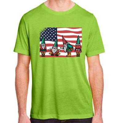 Gnomes 4th Of July Patrioticic American Flag Gift Adult ChromaSoft Performance T-Shirt