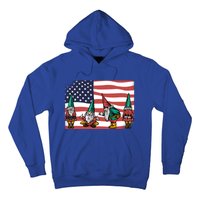 Gnomes 4th Of July Patrioticic American Flag Gift Hoodie