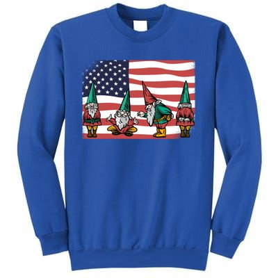 Gnomes 4th Of July Patrioticic American Flag Gift Sweatshirt