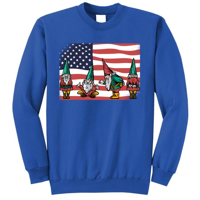 Gnomes 4th Of July Patrioticic American Flag Gift Sweatshirt