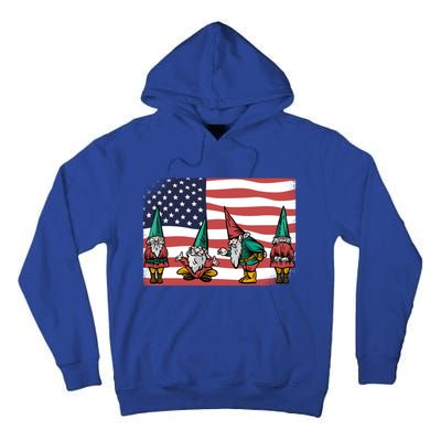 Gnomes 4th Of July Patrioticic American Flag Gift Tall Hoodie