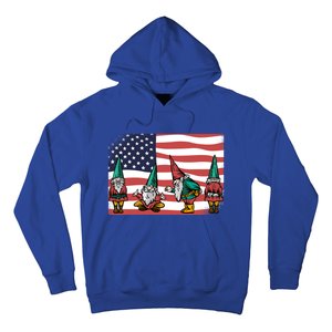 Gnomes 4th Of July Patrioticic American Flag Gift Hoodie