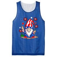 Gnomes 4th Of July Gnome Lover American Flag Gift Mesh Reversible Basketball Jersey Tank