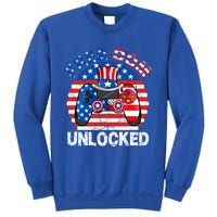 Gamer 4th Of July Freedom Unlocked Video Games Teens Great Gift Sweatshirt