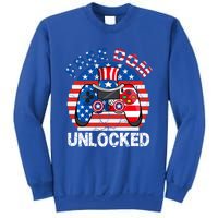 Gamer 4th Of July Freedom Unlocked Video Games Teens Gift Sweatshirt