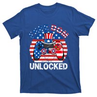 Gamer 4th Of July Freedom Unlocked Video Games Teens Gift T-Shirt