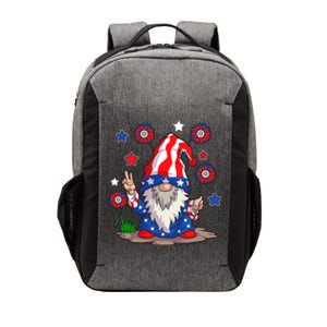 Gnomes 4Th Of July Gnome Lover American Flag Cute Gift Vector Backpack