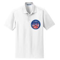 Gamer 4th of July American Flag Video Game Controller Dry Zone Grid Polo