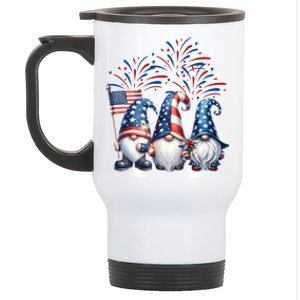 Gnomes 4th Of July Usa Independence Day Gift Stainless Steel Travel Mug