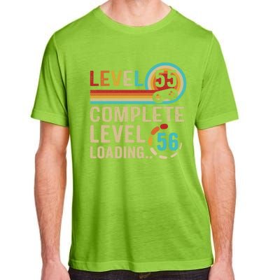 Gamer 55th Birthday Level 55 Complete Level 56 Loading Gift Adult ChromaSoft Performance T-Shirt