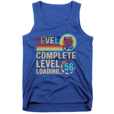 Gamer 55th Birthday Level 55 Complete Level 56 Loading Gift Tank Top