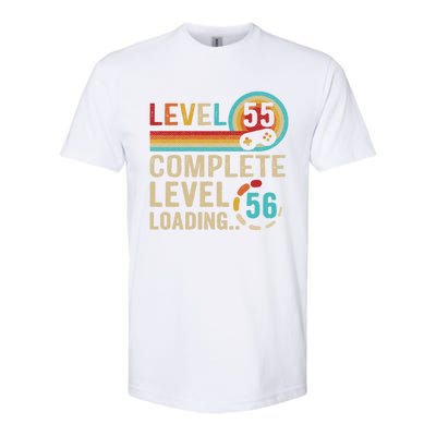 Gamer 55th Birthday Level 55 Complete Level 56 Loading Gift Softstyle CVC T-Shirt