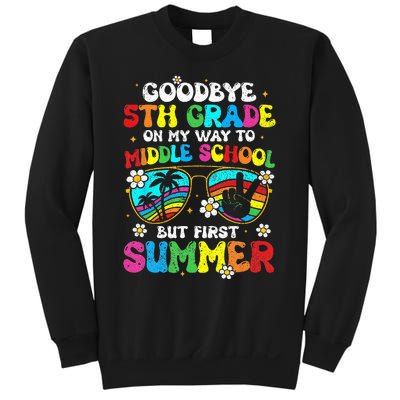 Goodbye 5th Grade Graduation To Middle school Hello Summer Sweatshirt