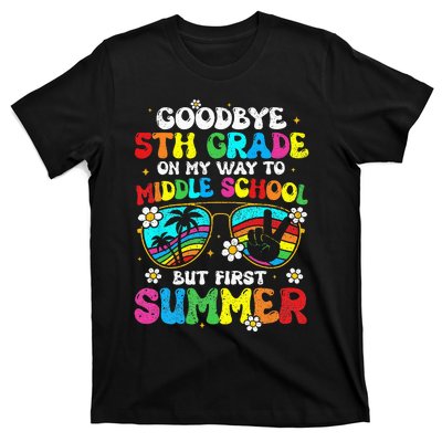 Goodbye 5th Grade Graduation To Middle school Hello Summer T-Shirt