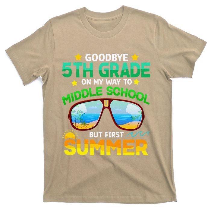 Goodbye 5th Grade Graduation To 6th Grade Hello Summer T-Shirt