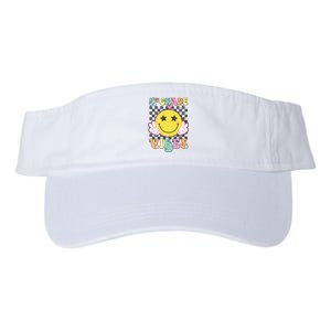 Girl 5th Grade Vibes Smile Face Back To School Fifth Grade Valucap Bio-Washed Visor