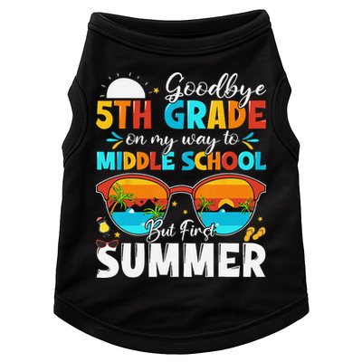 Goodbye 5th Grade Graduation To Middle School Hello Summer Doggie Tank
