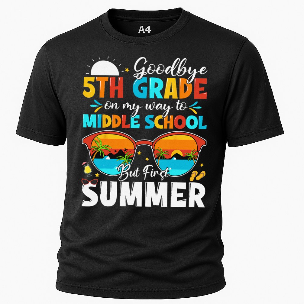 Goodbye 5th Grade Graduation To Middle School Hello Summer Performance Shirt