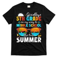Goodbye 5th Grade Graduation To Middle School Hello Summer T-Shirt