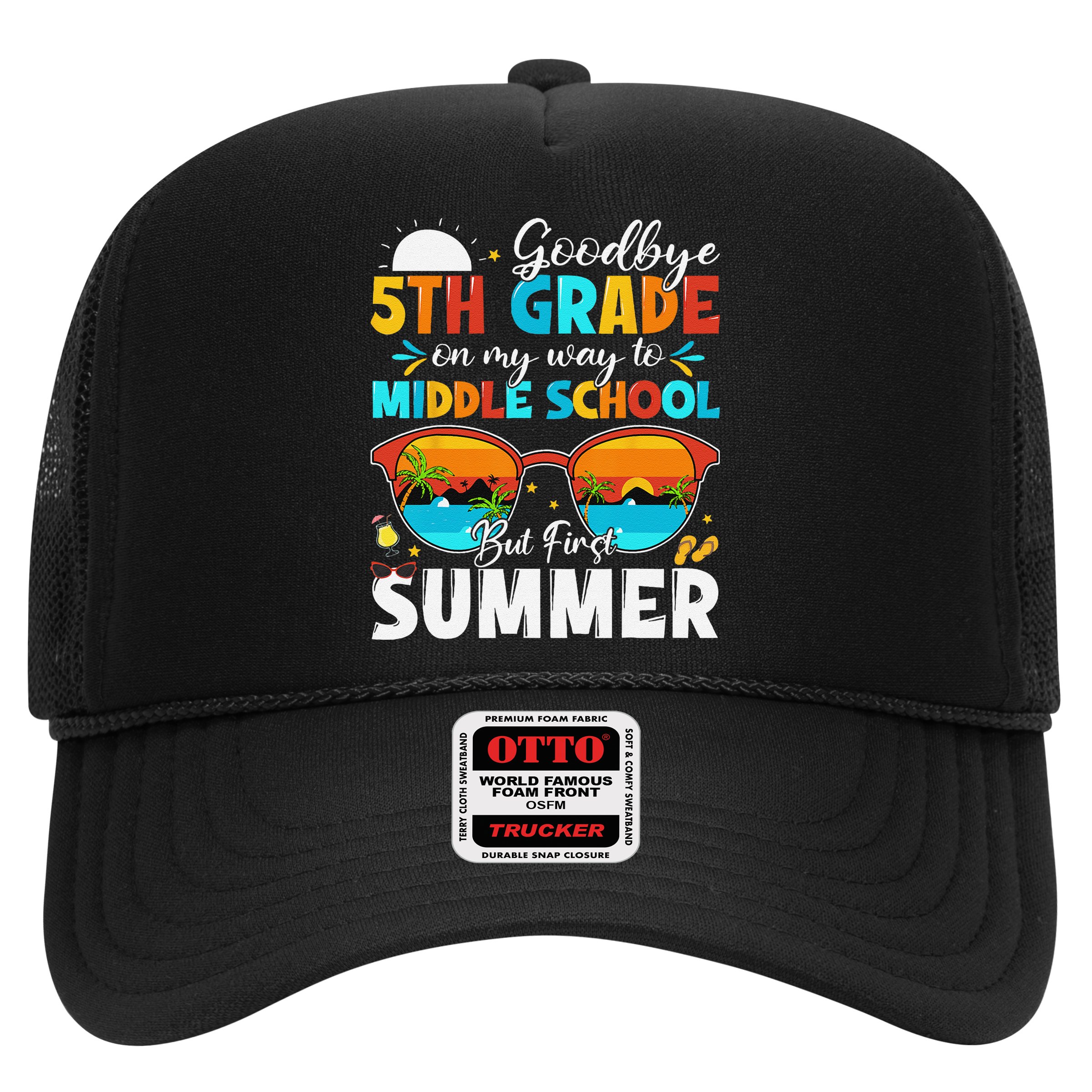 Goodbye 5th Grade Graduation To Middle School Hello Summer Hat