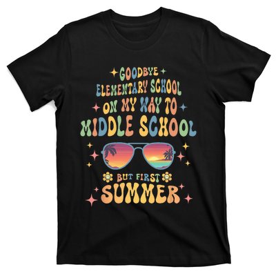 Goodbye 5th Grade Graduation To 6th Grade Hello Summer T-Shirt