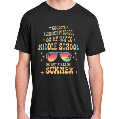 Goodbye 5th Grade Graduation To 6th Grade Hello Summer Adult ChromaSoft Performance T-Shirt