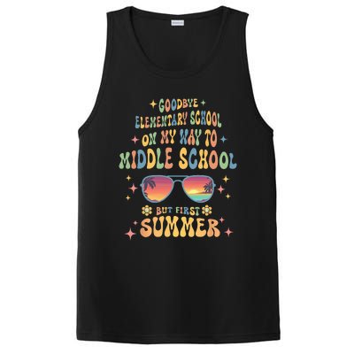 Goodbye 5th Grade Graduation To 6th Grade Hello Summer PosiCharge Competitor Tank