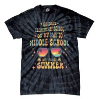 Goodbye 5th Grade Graduation To 6th Grade Hello Summer Tie-Dye T-Shirt