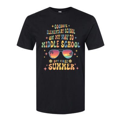 Goodbye 5th Grade Graduation To 6th Grade Hello Summer Softstyle CVC T-Shirt