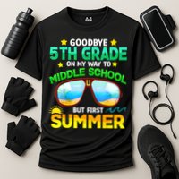 Goodbye 5th Grade Graduation To 6th Grade Hello Summer Cooling Performance Crew T-Shirt