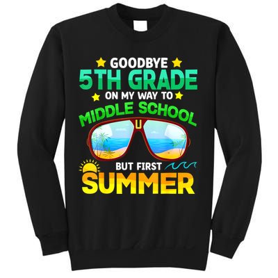 Goodbye 5th Grade Graduation To 6th Grade Hello Summer Sweatshirt