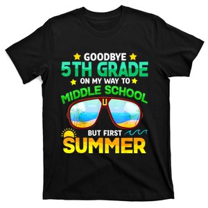 Goodbye 5th Grade Graduation To 6th Grade Hello Summer T-Shirt