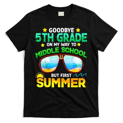 Goodbye 5th Grade Graduation To 6th Grade Hello Summer T-Shirt