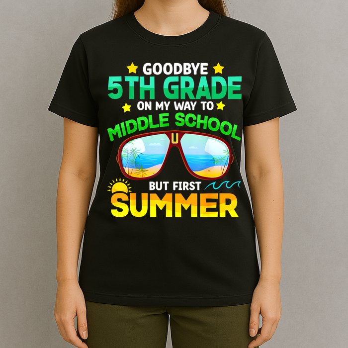 Goodbye 5th Grade Graduation To 6th Grade Hello Summer T-Shirt