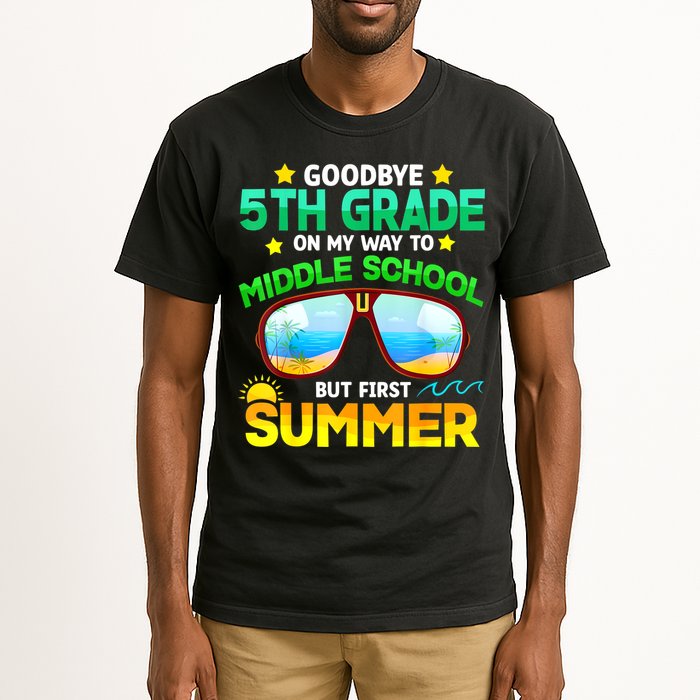Goodbye 5th Grade Graduation To 6th Grade Hello Summer Tall T-Shirt