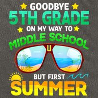 Goodbye 5th Grade Graduation To 6th Grade Hello Summer Cotton Canvas Backpack