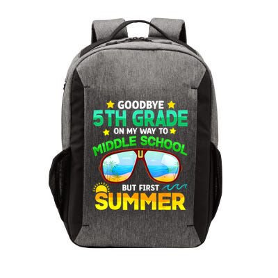 Goodbye 5th Grade Graduation To 6th Grade Hello Summer Vector Backpack