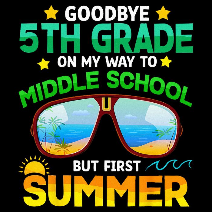 Goodbye 5th Grade Graduation To 6th Grade Hello Summer 16 in Basic Backpack