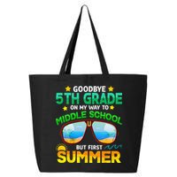 Goodbye 5th Grade Graduation To 6th Grade Hello Summer 25L Jumbo Tote