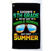 Goodbye 5th Grade Graduation To 6th Grade Hello Summer Golf Towel