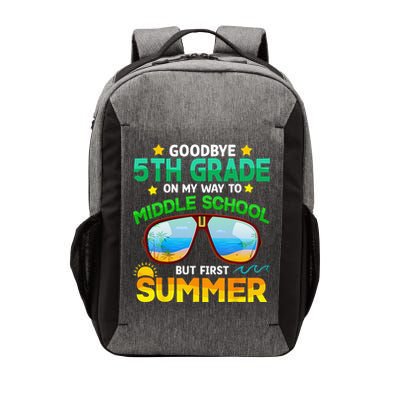 Goodbye 5th Grade Graduation To 6th Grade Hello Summer Vector Backpack